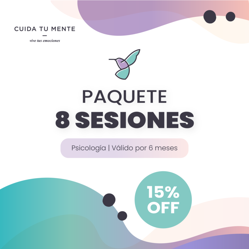 Paquete 8 Sesiones Psicología