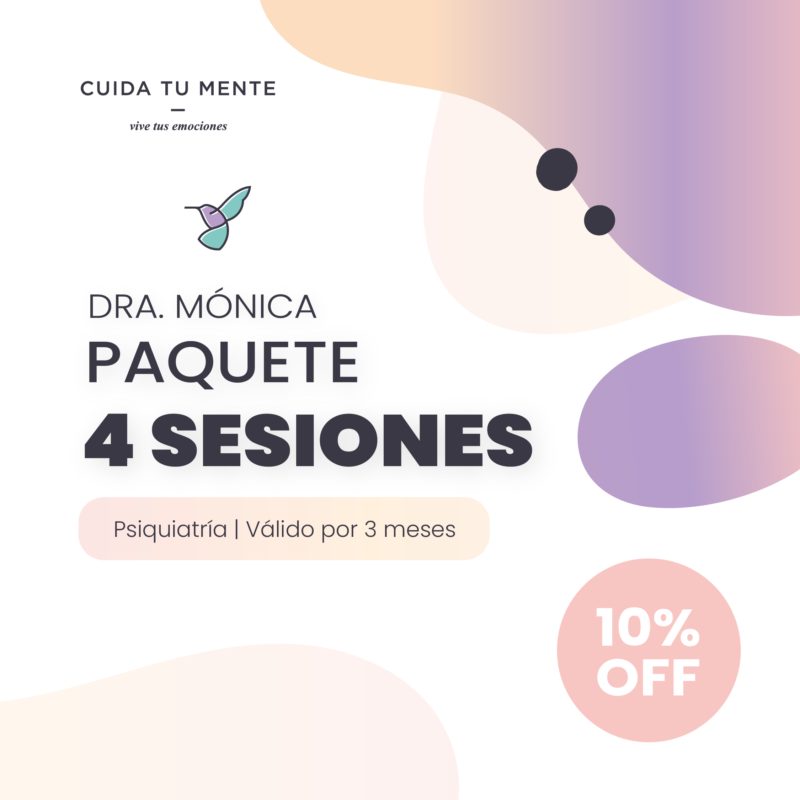 Paquete 4 sesiones Dra. Mónica Mosquera